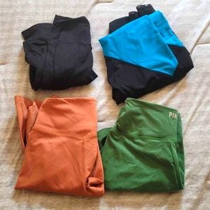 XS leggings bundle (Girlfriend Collective, Aerie, Onzie, VS Pink)